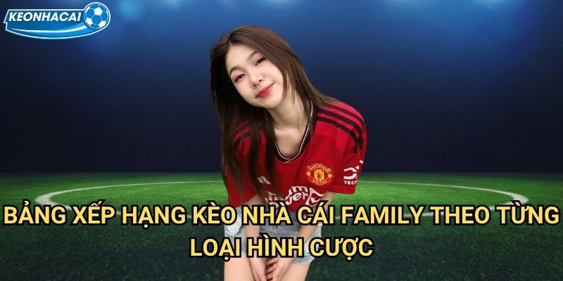 Bảng xếp hạng 21 Bảng Xếp Hạng Kèo nhà cái family theo từng loại hình cược